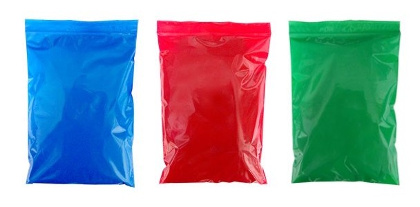 Coloured Mini Grip Bags
